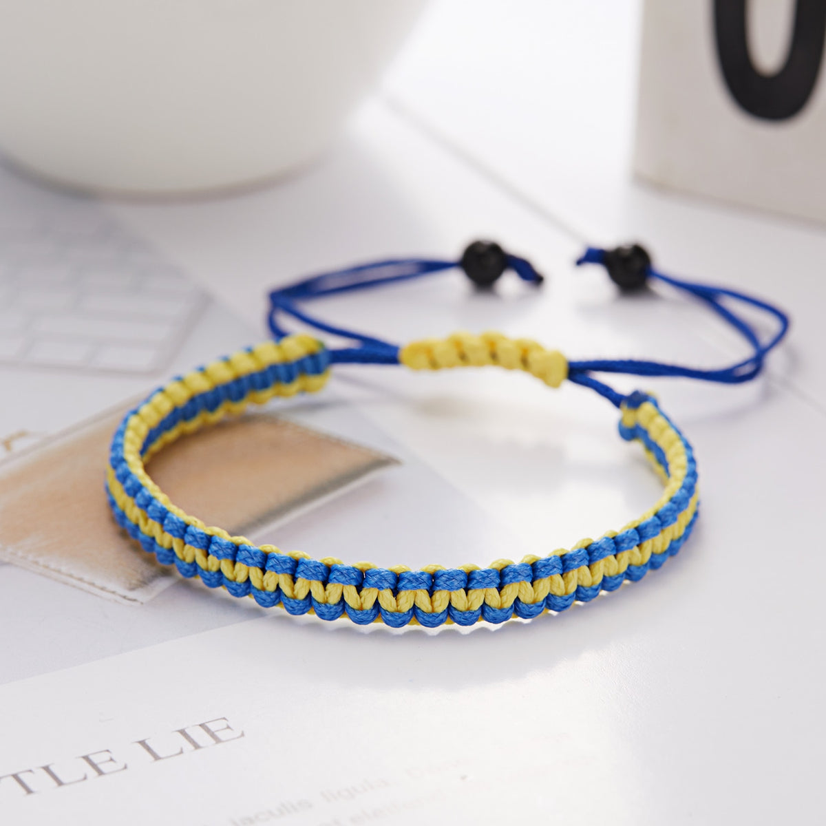 HAND-WOVEN SUNFLOWER BRACELET