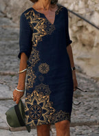 ROBE DECONTRACTEE COL EN V99