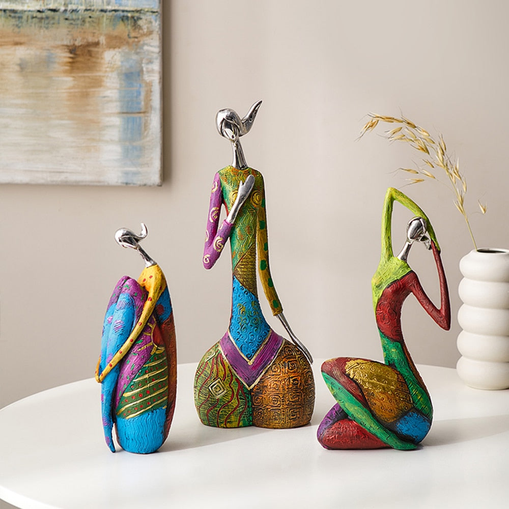 YOGA WOMEN SCULPTURE STATUE
