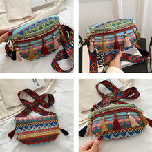 Load image into Gallery viewer, WOMEN&#39;S WOVEN MESSENGER BAG
