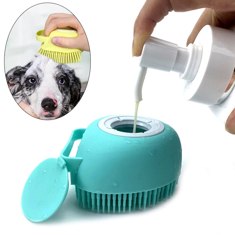 BATH MASSAGE BRUSH FOR PETS