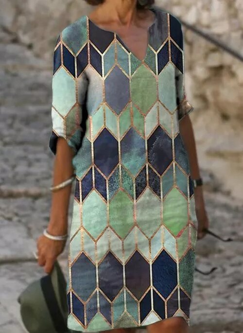 ROBE DECONTRACTEE COL EN V99