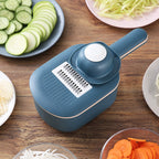 MULTIFUNCTION SLICER WITH STRAINER FOR FRUITS AND VEGETABLES 