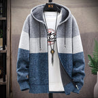 CARDIGAN À CAPUCHE AVEC MOLLETON POUR HOMMES