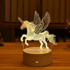 LAMPE NÉON 3D LED USB EN ACRYLIQUE