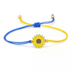 HAND-WOVEN SUNFLOWER BRACELET