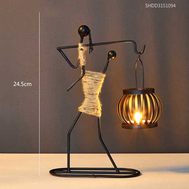 METAL CANDLESTICK 