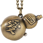 RECTANGULAR BRONZE POCKET WATCH 