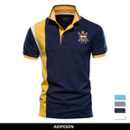 POLO BRODÉ AVEC ÉCUSSON