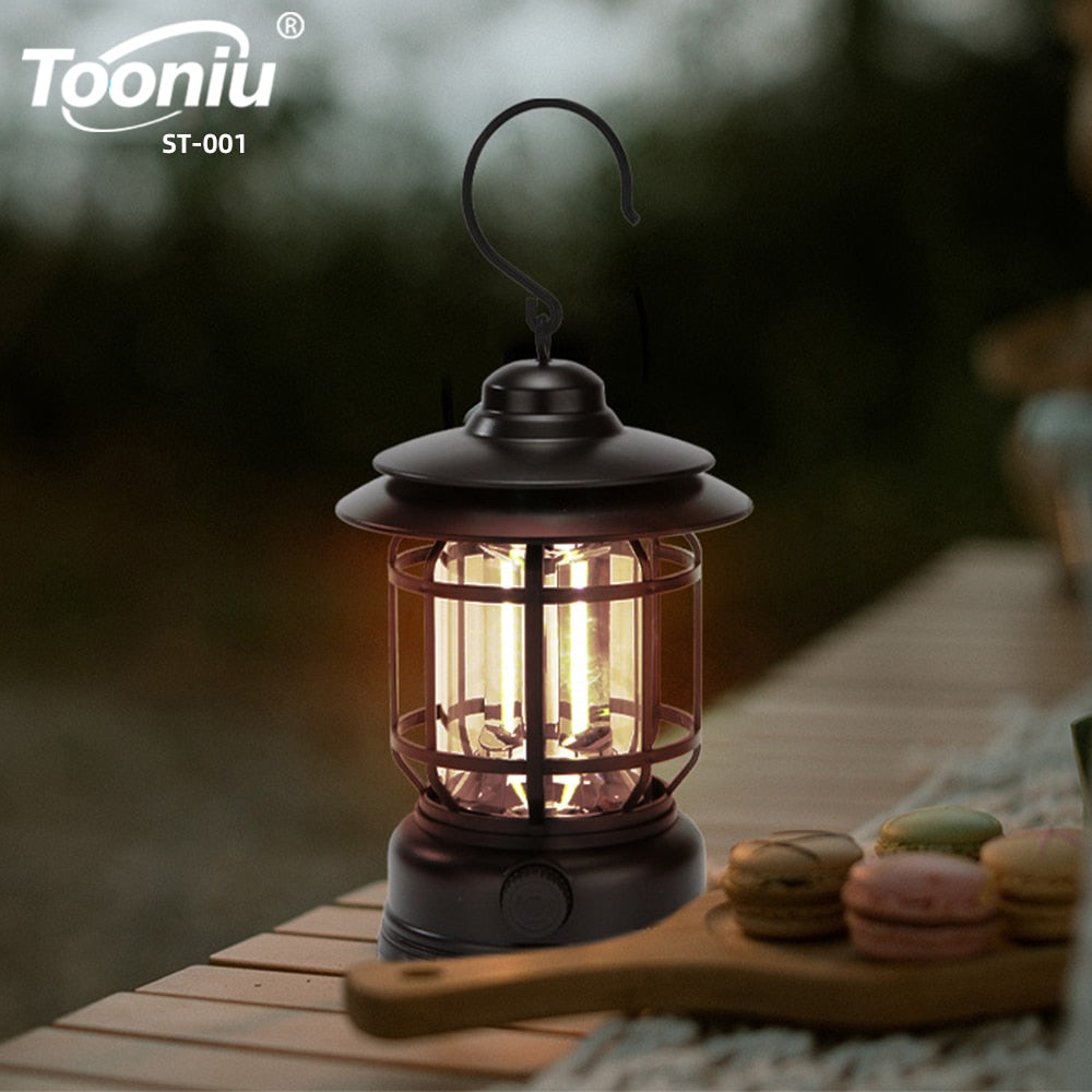 RECHARGEABLE RETRO LANTERN 