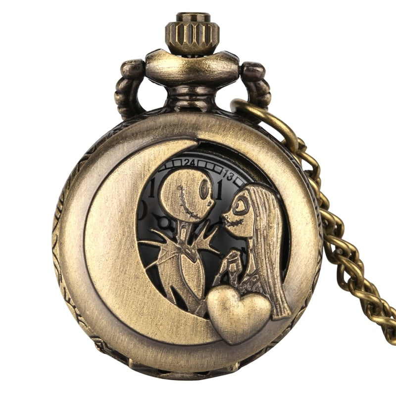 RECTANGULAR BRONZE POCKET WATCH 