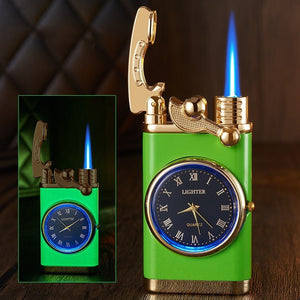 LIGHTER WITH ELECTRIC WATCH