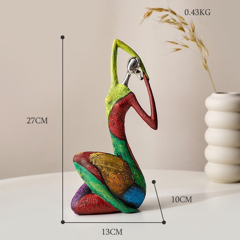 YOGA WOMEN SCULPTURE STATUE