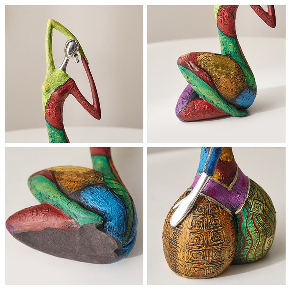 YOGA WOMEN SCULPTURE STATUE