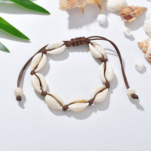 NATURAL SHELL ANKLE BRACELET 