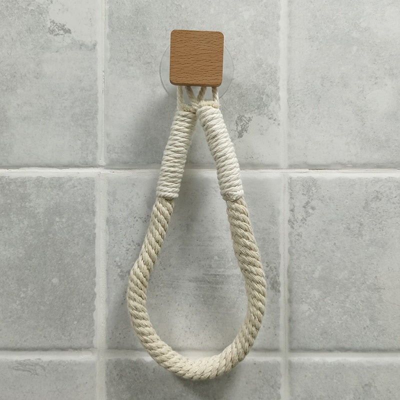 NAILLESS TOWEL RACK