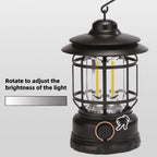 RECHARGEABLE RETRO LANTERN 
