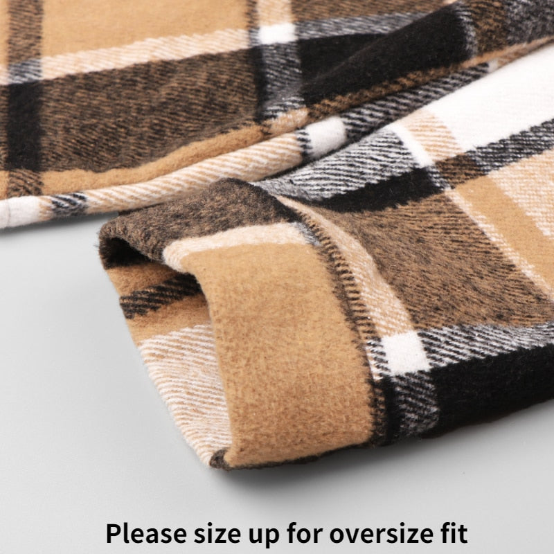LONG CHECKED JACKET 