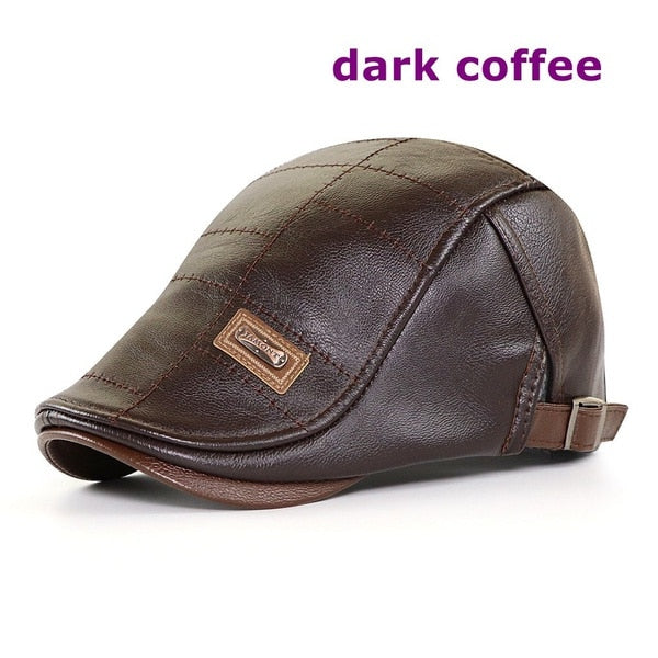 MEN'S LEATHER CAP 