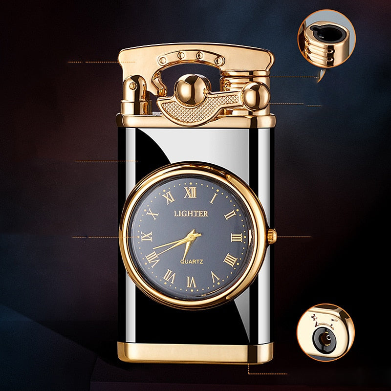 BRIQUET AVEC MONTRE ÉLECTRIQUE