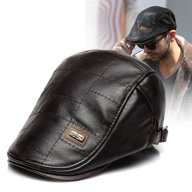 MEN'S LEATHER CAP 