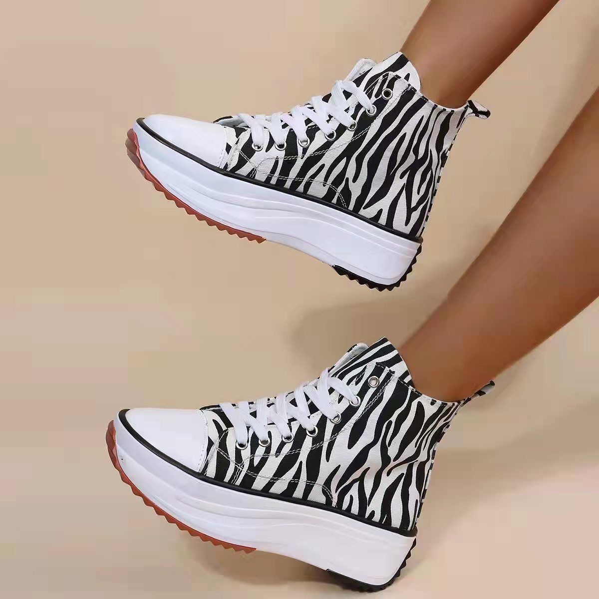 BASKETS EN TOILE POUR FEMMES - BOSSOUASHOP