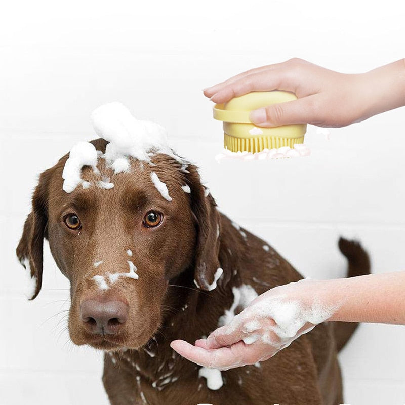 BATH MASSAGE BRUSH FOR PETS