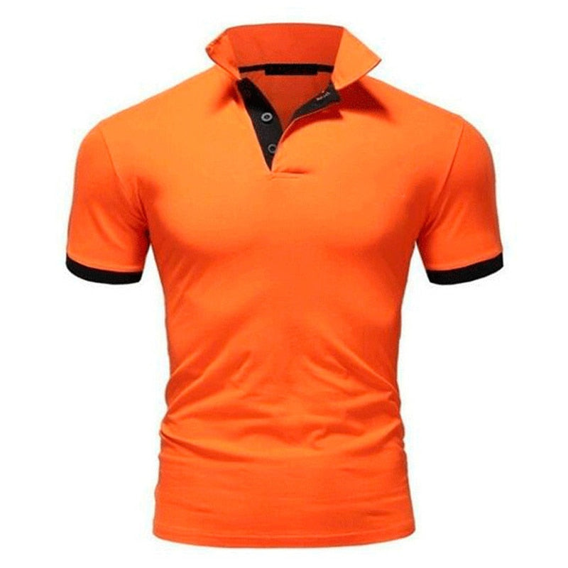 POLO D'ÉTÉ À MANCHE COURTES