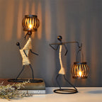 METAL CANDLESTICK 