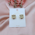 RETRO PINEAPPLE PEARL EARRINGS 