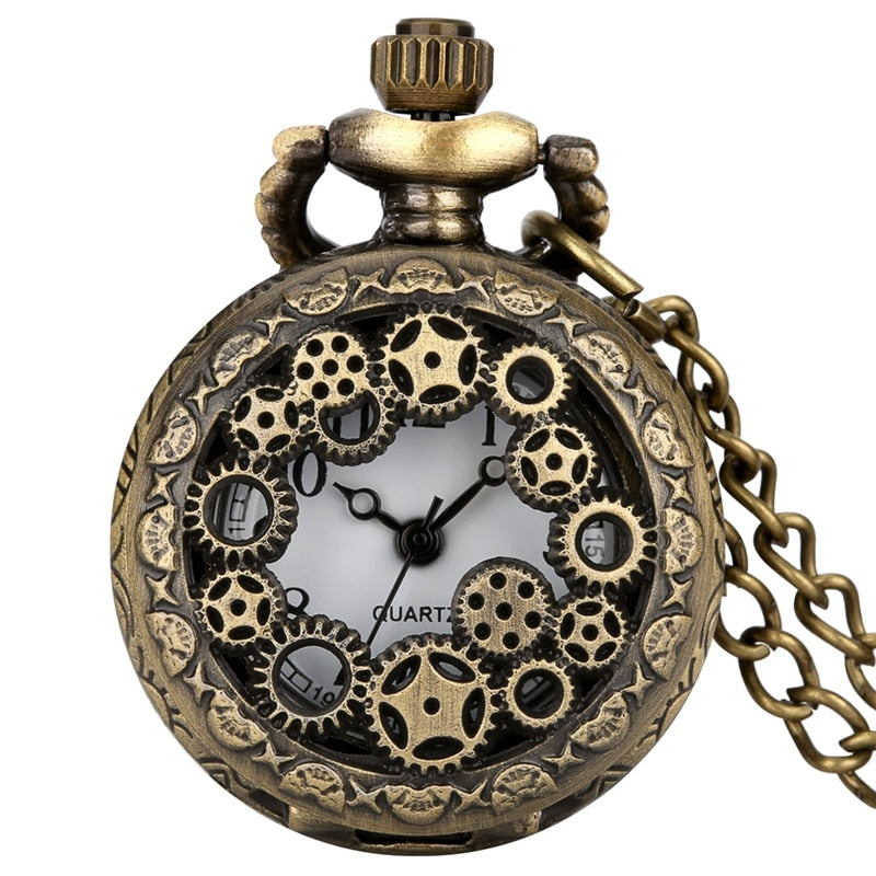 RECTANGULAR BRONZE POCKET WATCH 