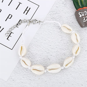 NATURAL SHELL ANKLE BRACELET 