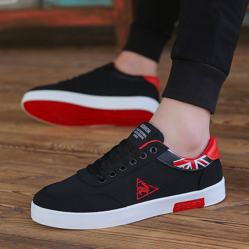 CANVAS FLAT SHOES