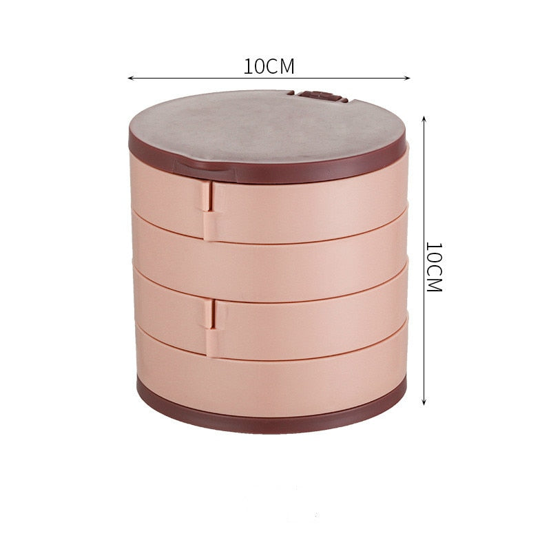 BOÎTE DE RANGEMENT À BIJOUX MULTICOUCHE