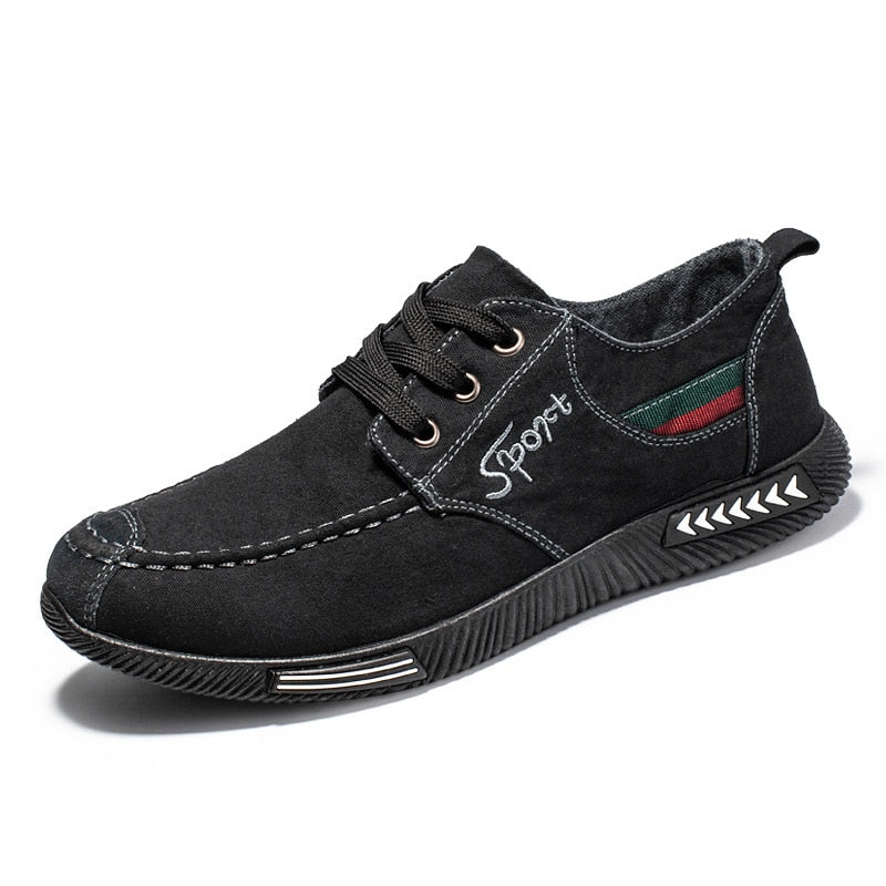 CANVAS FLAT SHOES