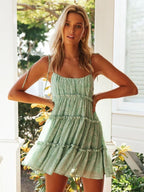 CASUAL DRESS WITH SPAGHETTI STRAPS 