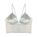 SATIN CROP TOPS - BOSSOUASHOP