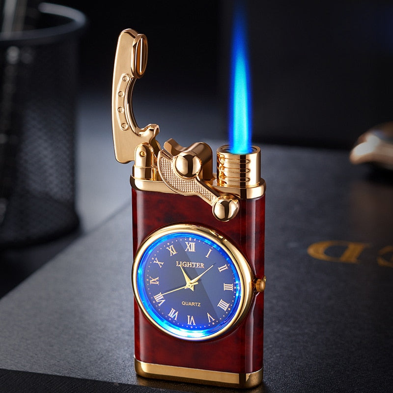 LIGHTER WITH ELECTRIC WATCH