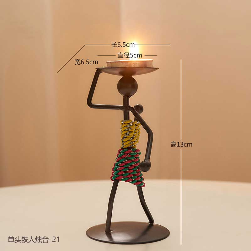 METAL CANDLESTICK 