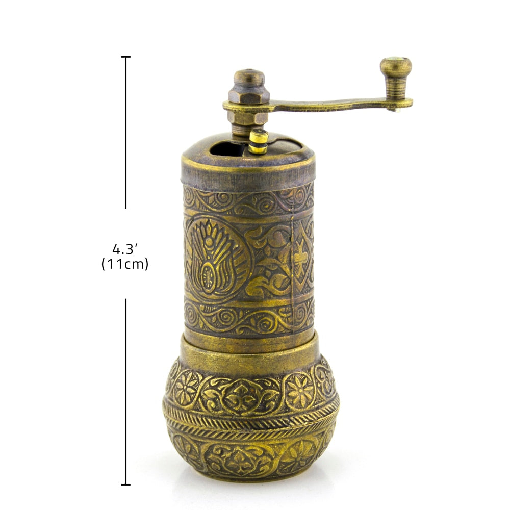 BROYEUR MANUEL D'EPICES  (poivre-café-sel-épices) - 11 cm. - BOSSOUASHOP