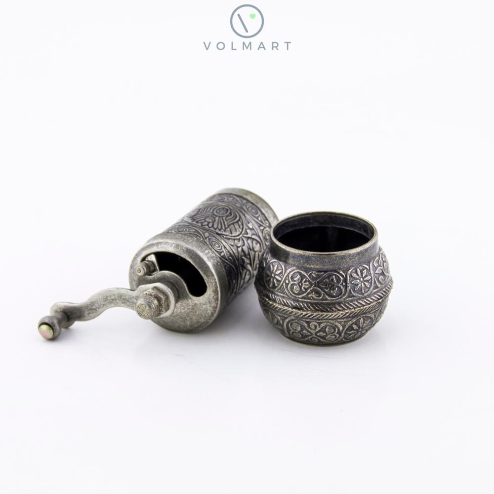 BROYEUR MANUEL D'EPICES  (poivre-café-sel-épices) - 11 cm. - BOSSOUASHOP