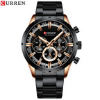 MONTRE-BRACELET HOMME EN ACIER INOXYDABLE - BOSSOUASHOP