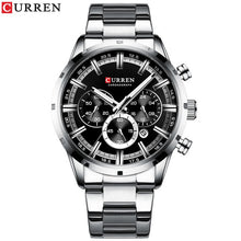 Charger l&#39;image dans la galerie, MONTRE-BRACELET HOMME EN ACIER INOXYDABLE - BOSSOUASHOP
