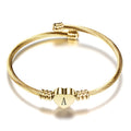 BRACELET COEUR DORÉ ALPHABET - BOSSOUASHOP