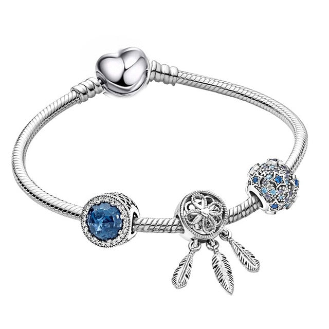 BRACELET A BRELOQUES OR ROSE - BOSSOUASHOP
