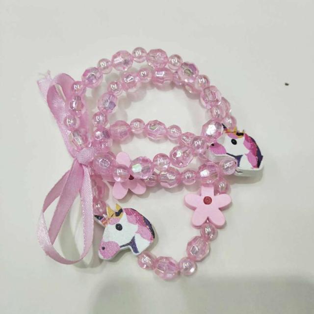 BRACELET DE PERLES EN BOIS POUR ENFANTS - BOSSOUASHOP