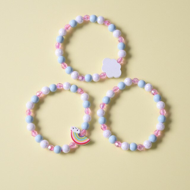 BRACELET DE PERLES EN BOIS POUR ENFANTS - BOSSOUASHOP