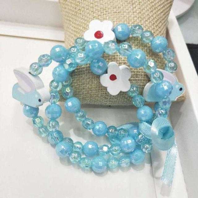 BRACELET DE PERLES EN BOIS POUR ENFANTS - BOSSOUASHOP