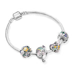 BRACELET A BRELOQUES OR ROSE - BOSSOUASHOP