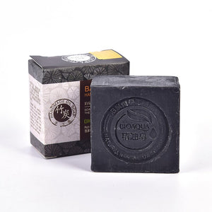 SAVON AU CHARBON DE BAMBOU NOIR - BOSSOUASHOP